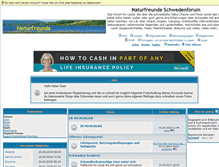 Tablet Screenshot of naturfreundeschwedenforum.phpbb6.de