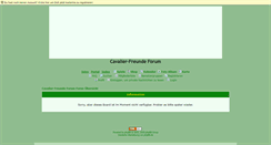Desktop Screenshot of cavalierfreunde.phpbb6.de